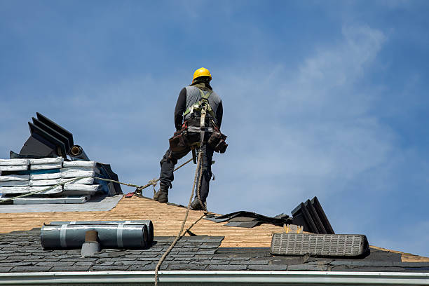 Professional Flat Roof Repair technician working in Allen, TX